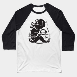 Cat Dad Baseball T-Shirt